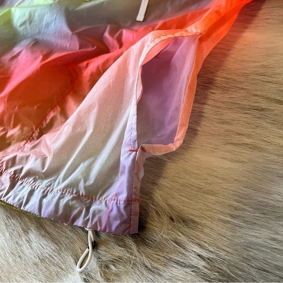 VICTORIA’S SECRET Victoria Sport XS Hoodie Windbreaker 1/2 Zip Orange Hombre - Picture 4 of 12